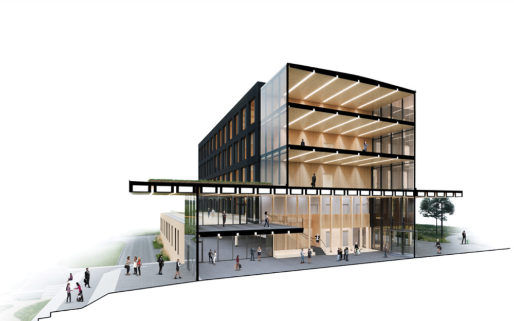 Mass Timber Building Puts Carbon-Neutral Building in as the Map District on Washington Leader a | The University Spokane