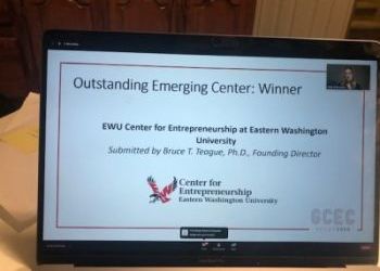 EWU Entrepreneurship Earns Another Award, Global Attention