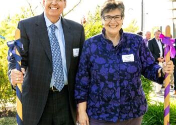 Thayne McCulloh and Ana Mari Cauce receive University District's 2025 Impact Award