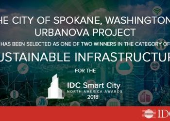 Spokane, Urbanova selected for sustainable infrastructure Smart Cities award