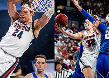 Madness Begins! Gonzaga men earn No 1 overall seed for first time in program history