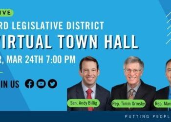Save the Date:  Virtual Town Hall with Legislators - March 24