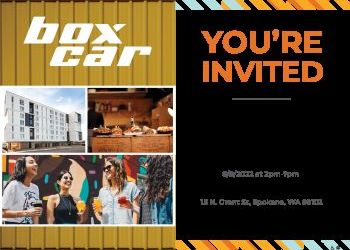 You're Invited to the Boxcar Open House - June 9