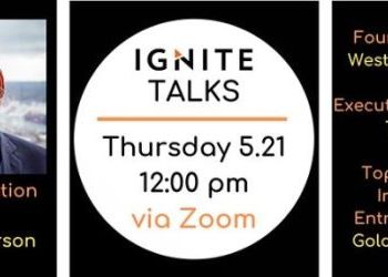 Ignite Talks with Erik Anderson on May 21st via Zoom