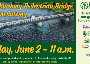 Don Kardong Bridge Ribbon Cutting - June 2