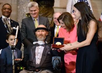 Steve Gleason receives Congressional Gold Medal: ‘The problems we face are our opportunity’
