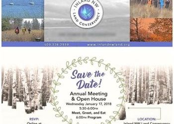 Inland NW Land Conservancy Annual Meeting and Open House - Jan 17