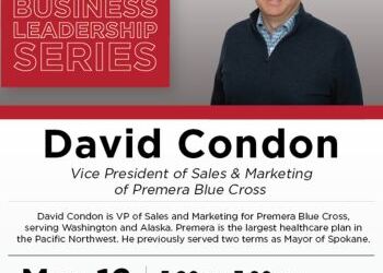EWU Business Leadership Talk by David Condon March 12