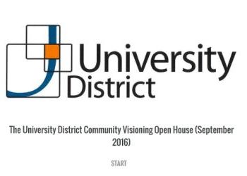 University District Visioning Open House Questionnaire - September 6, 2016