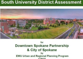 South University District Assessment by EWU Urban and Regional Planning Program