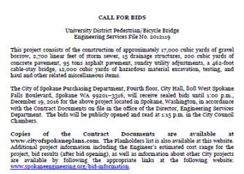 University District Gateway Bridge - call for bids