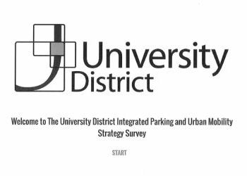 University District Integrated Parking & Mobility Strategy Survey - December 2016