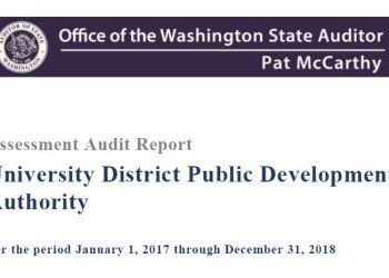 UDPDA 2017-2018  Washington State Auditor's Office Audit Result