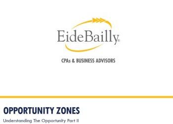 Eide Bailly Opportunity Zones presentation, part 2  - May 16, 2019