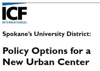 Spokane's University District Policy Options for a New Urban Center 